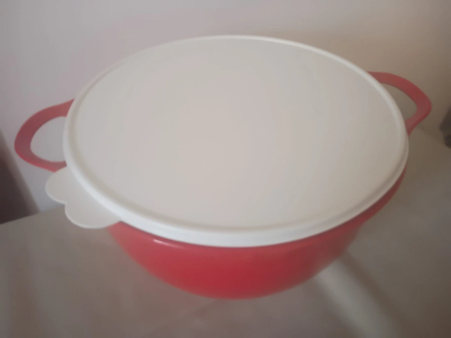 Tupperware bowl and lid 🏈