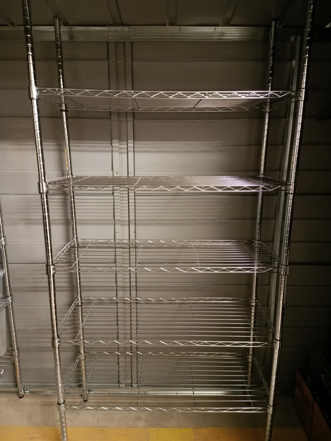 6 Tiers Chrome Wire Shelving Unit