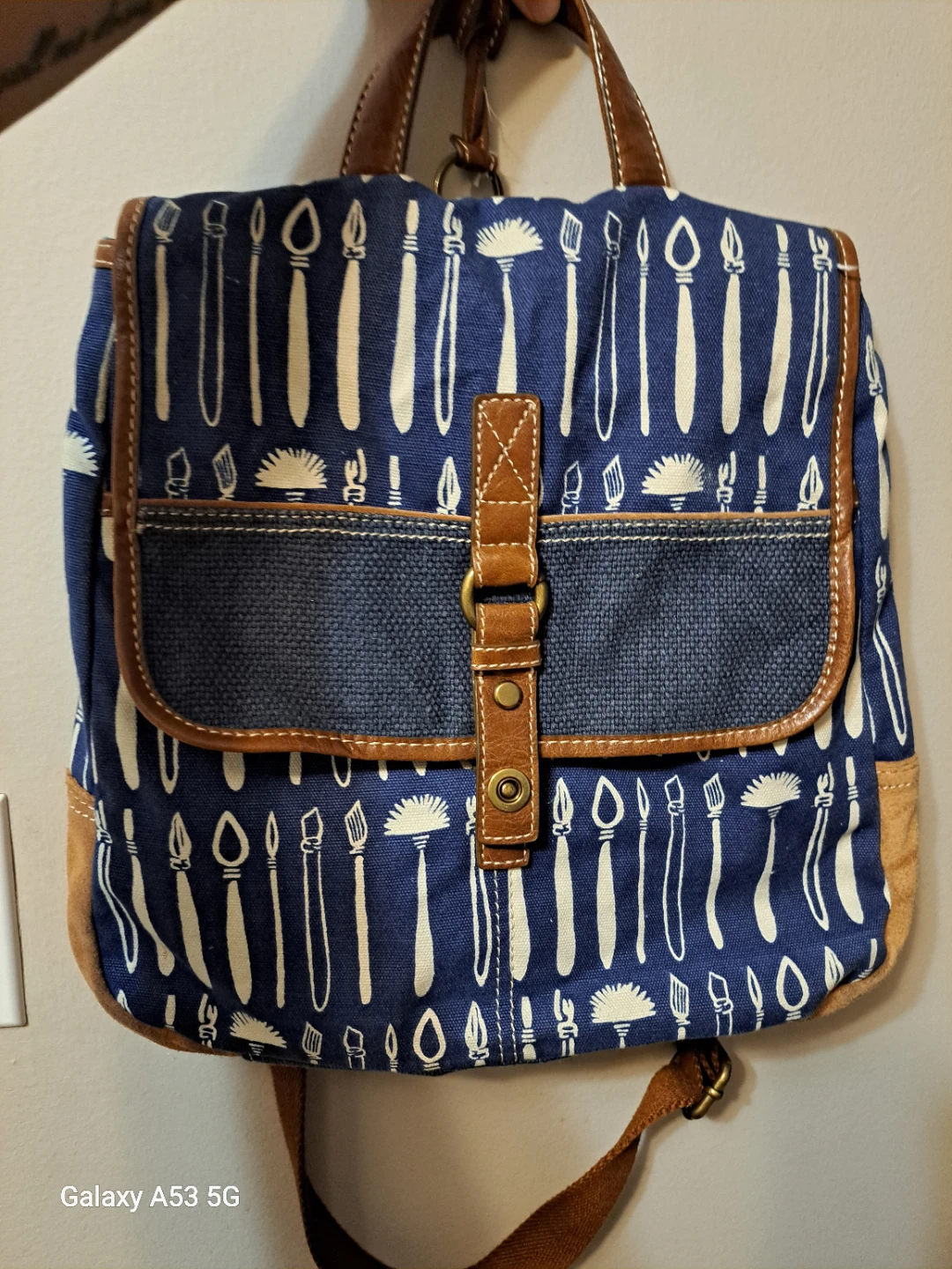 Fossil Art Print Canvas Bag