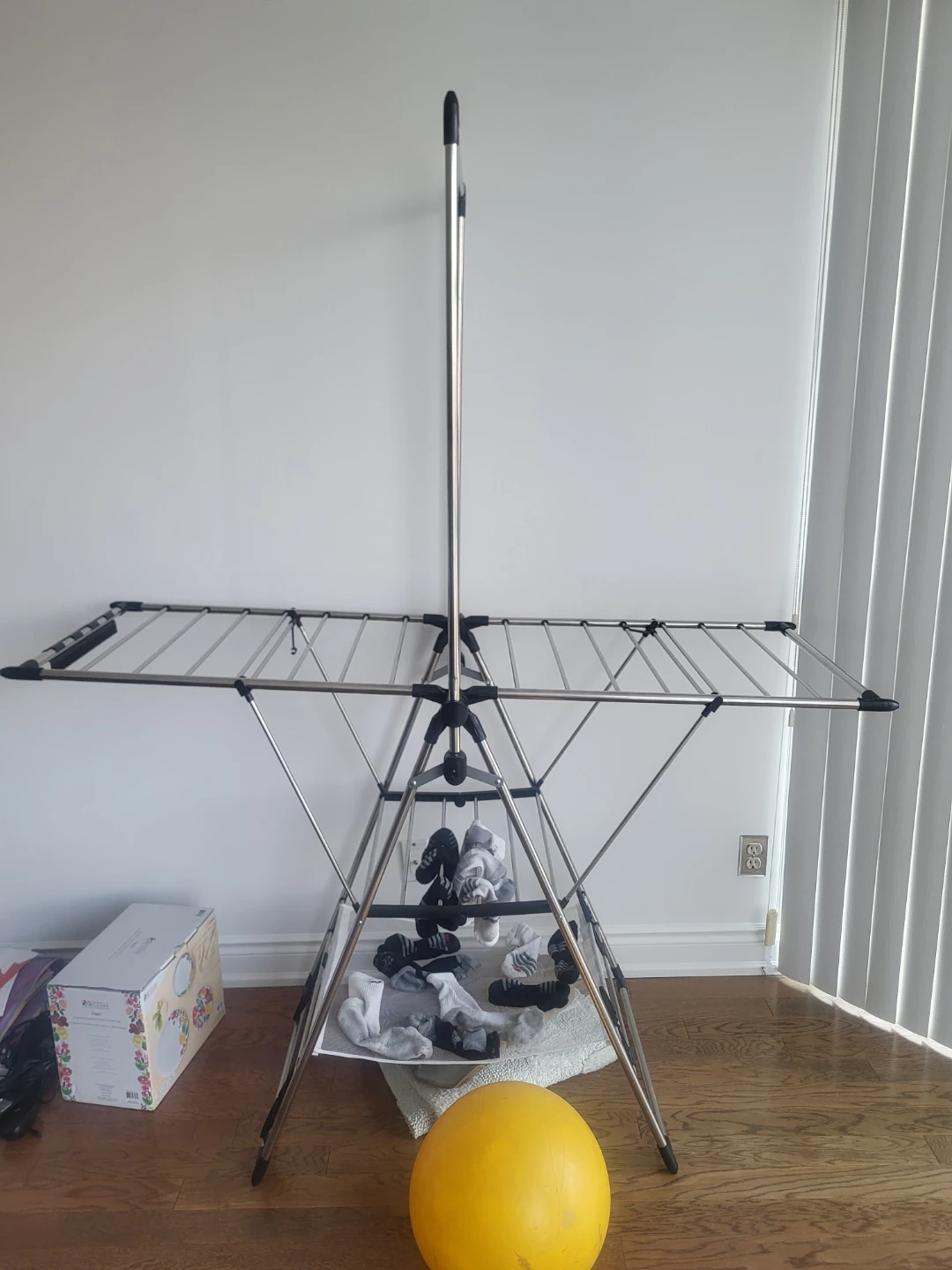 Collapsible Stainless Steel Clothes Drying Rack