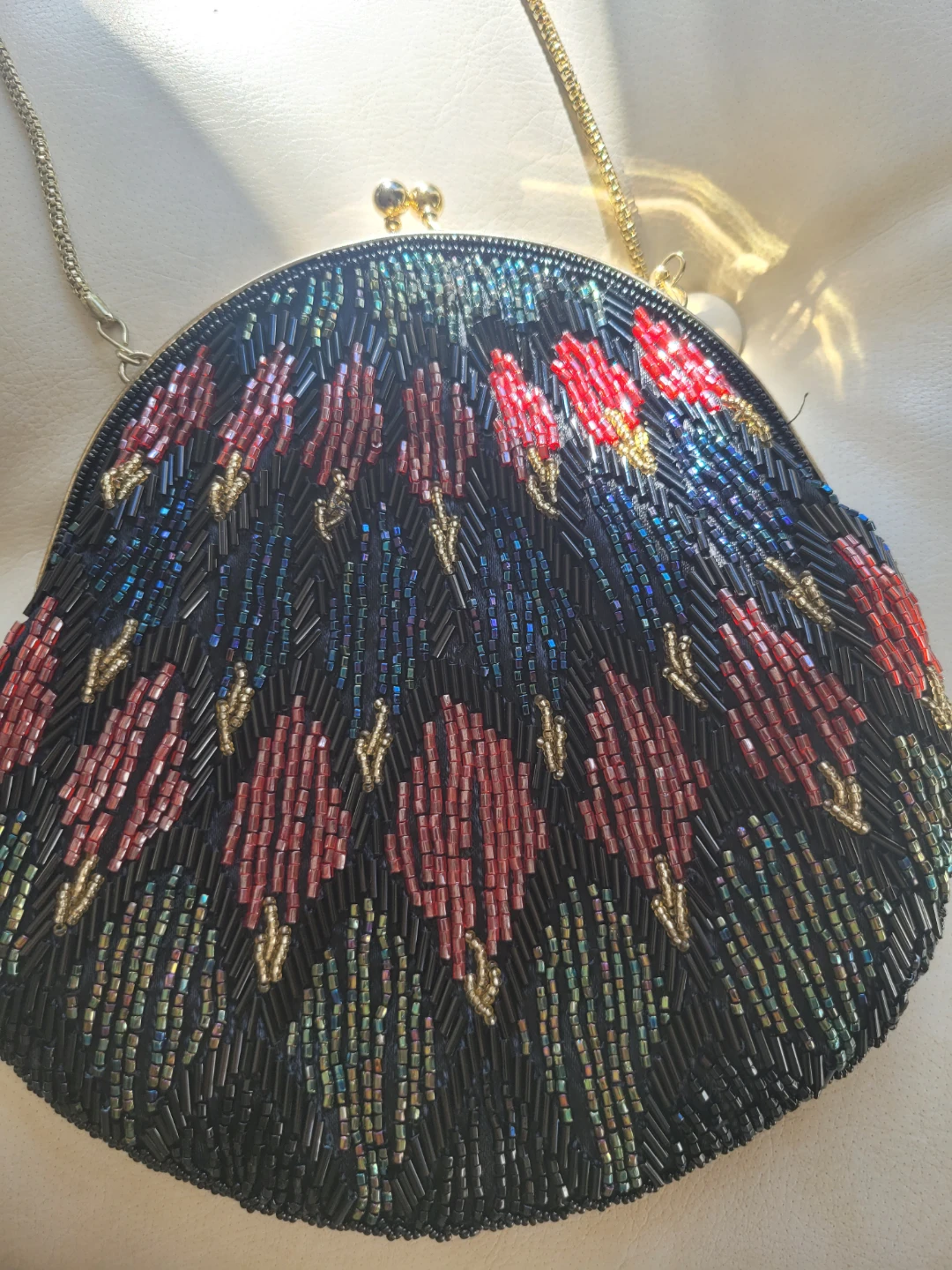Vintage LA Regale Beaded Evening Clutch - photo 2