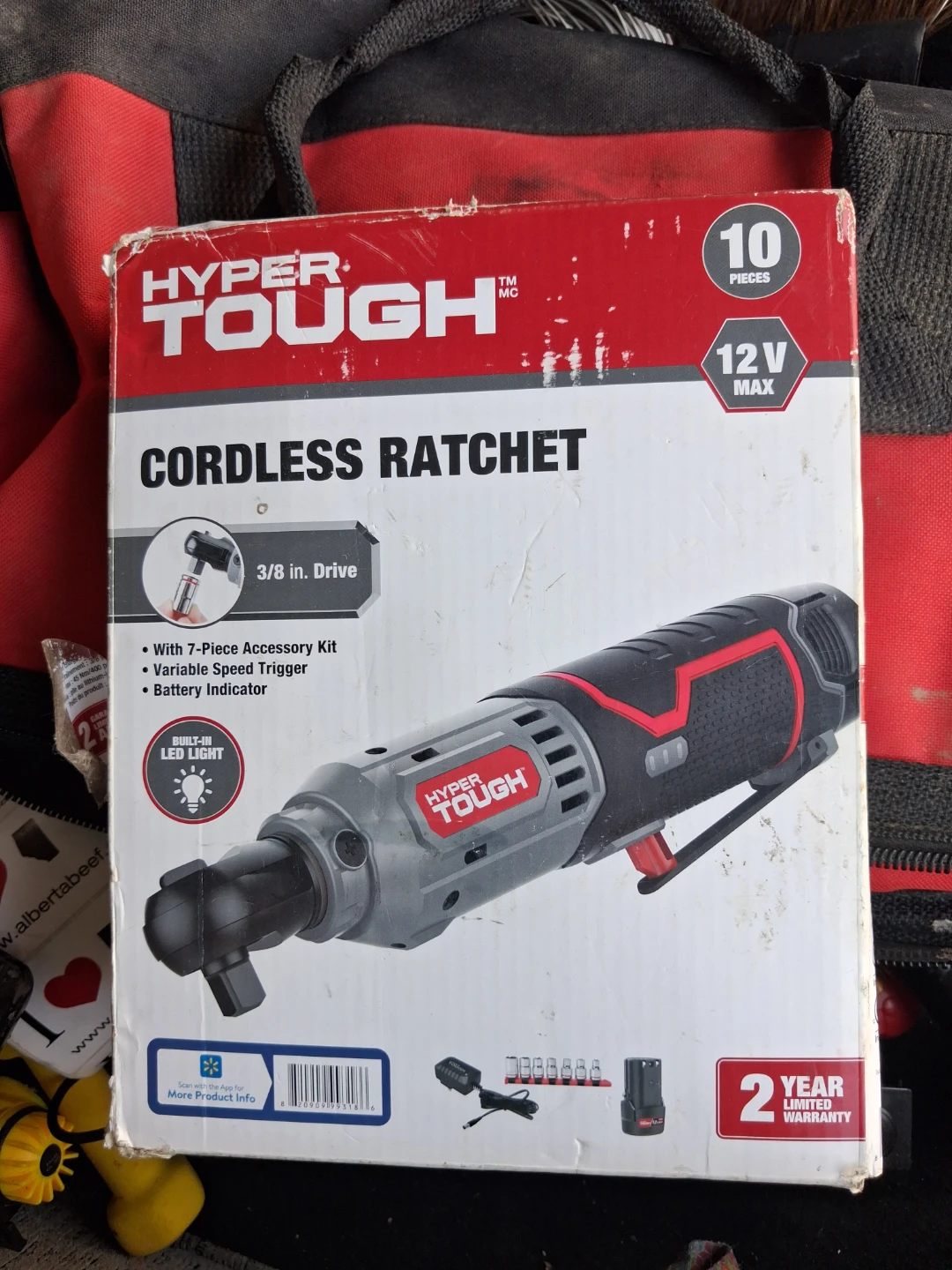 Hyper Tough 12V Max Cordless Ratchet Set