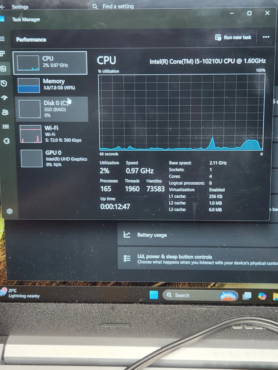 Acer Aspire Laptop i5-10210U 8GB RAM - photo 2