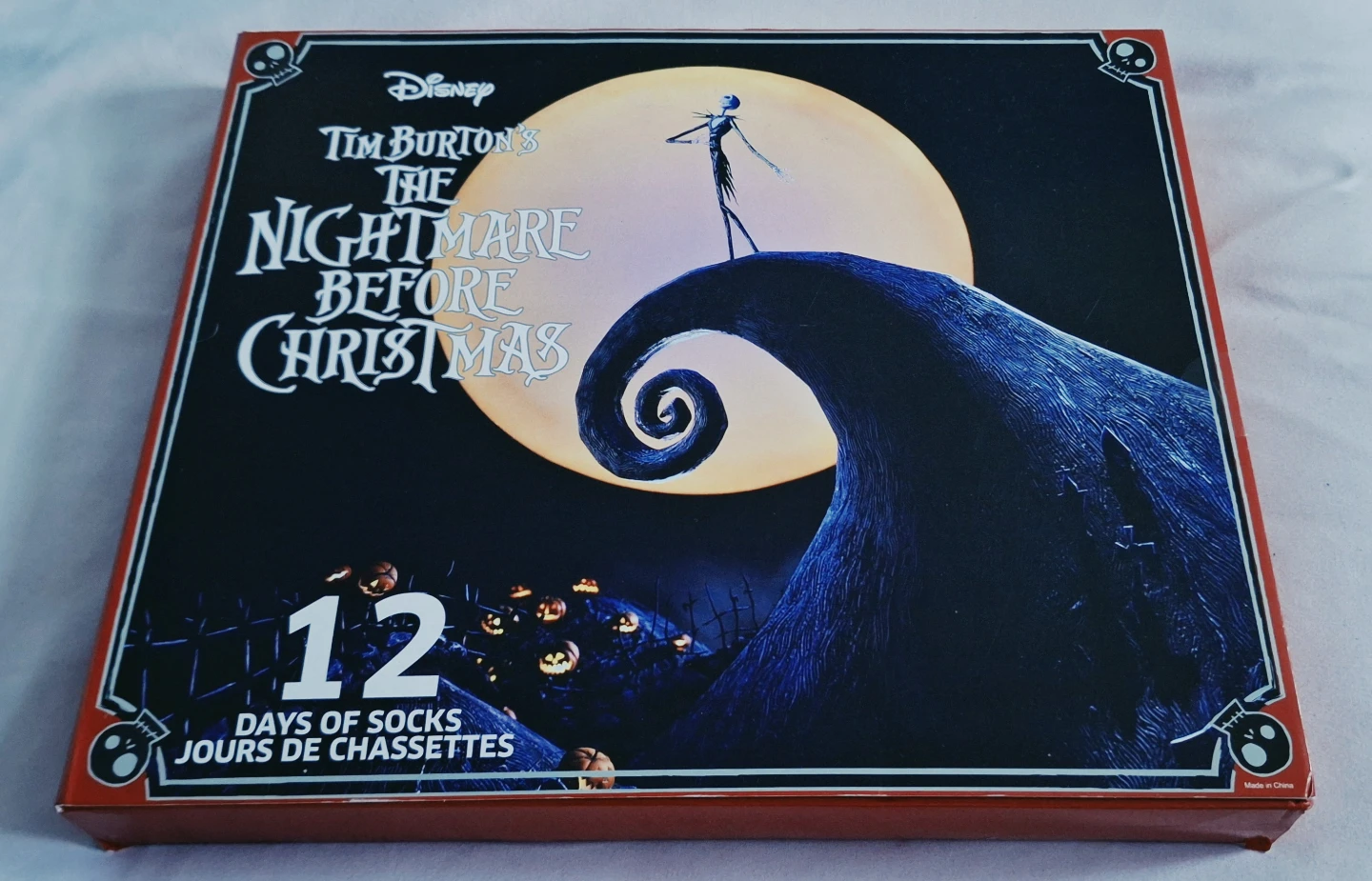 The Nightmare Before Christmas 12 Days of Socks Advent Calendar