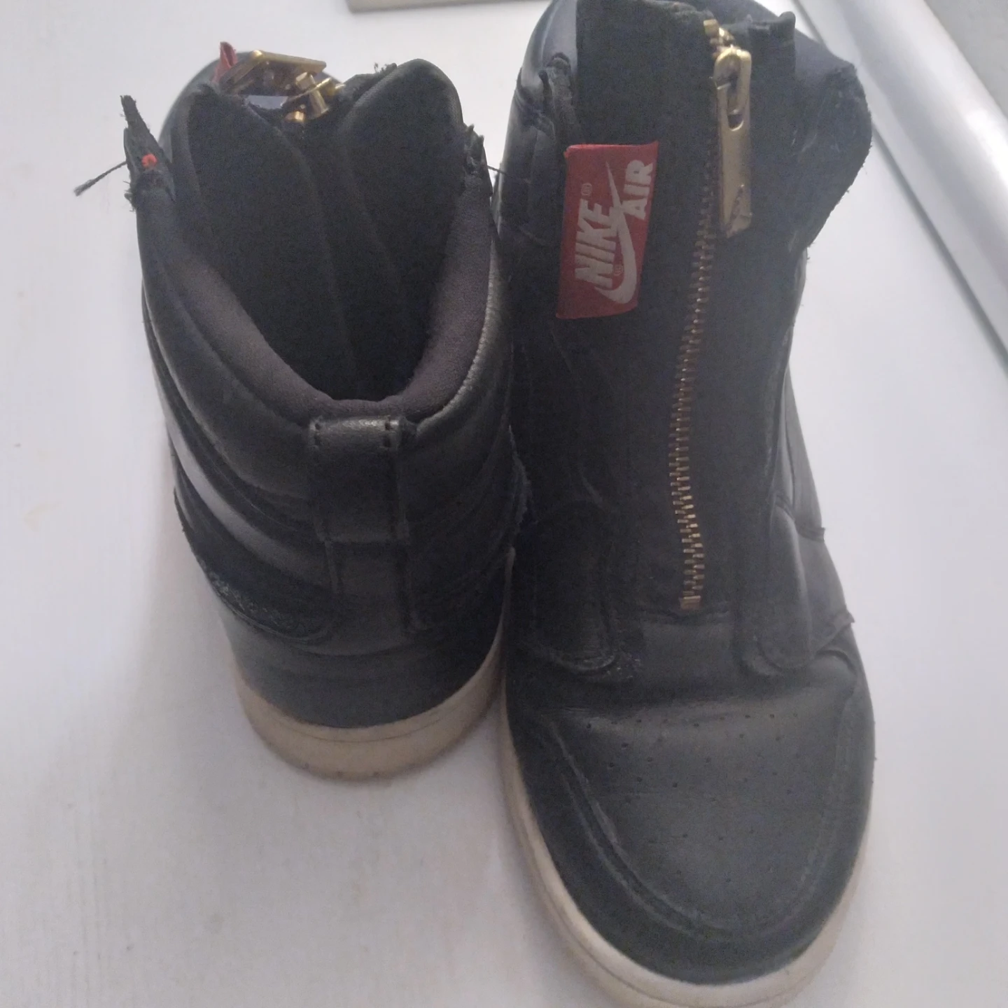 Nike Air Jordan 1 Zip High Top Sneakers - photo 3
