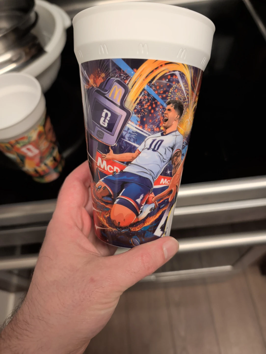 Set of 4 McDonald's FIFA World Cup Souvenir Cups - photo 5