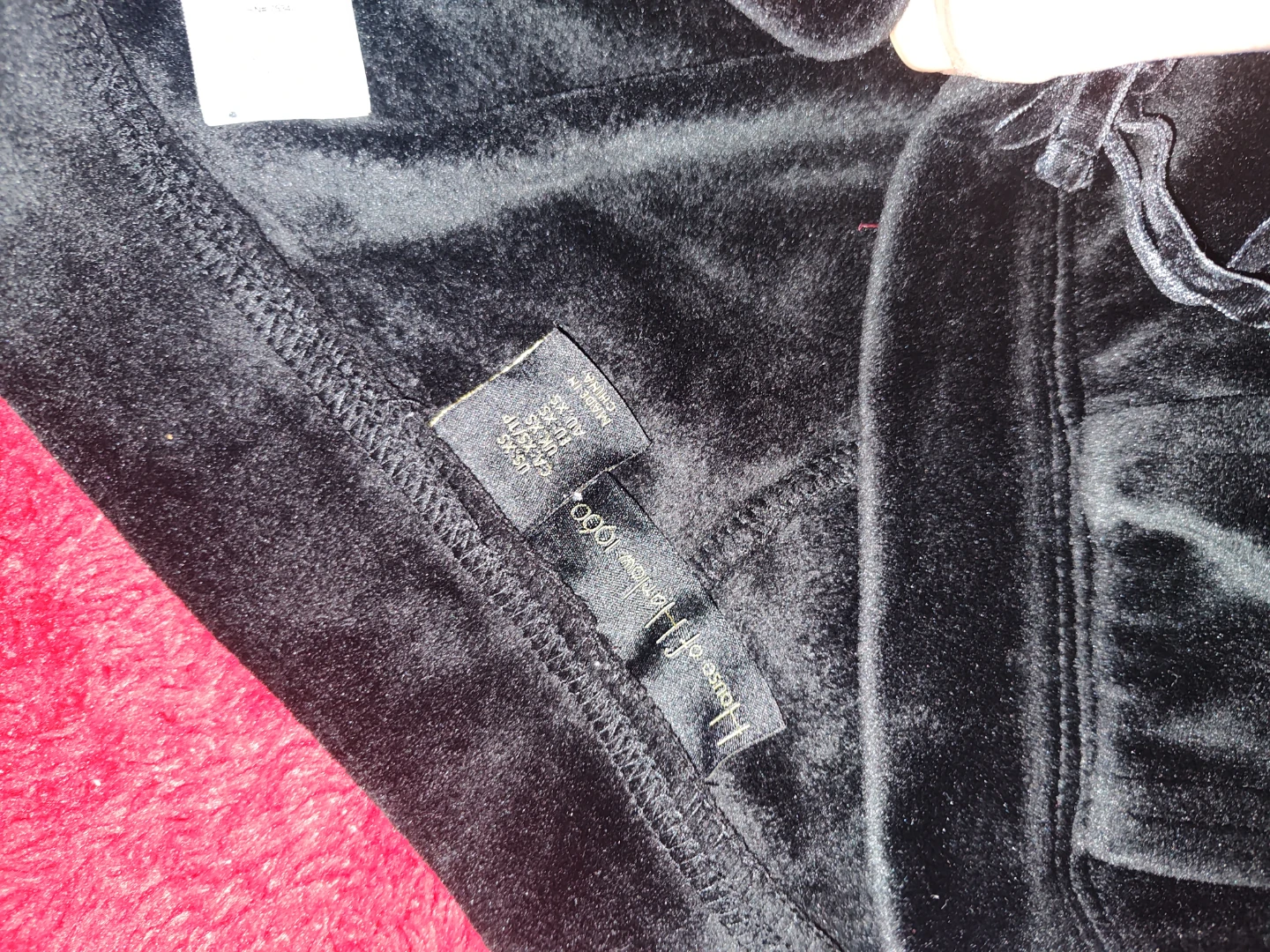 House of Harlow 1960 Black Velour Joggers - photo 2