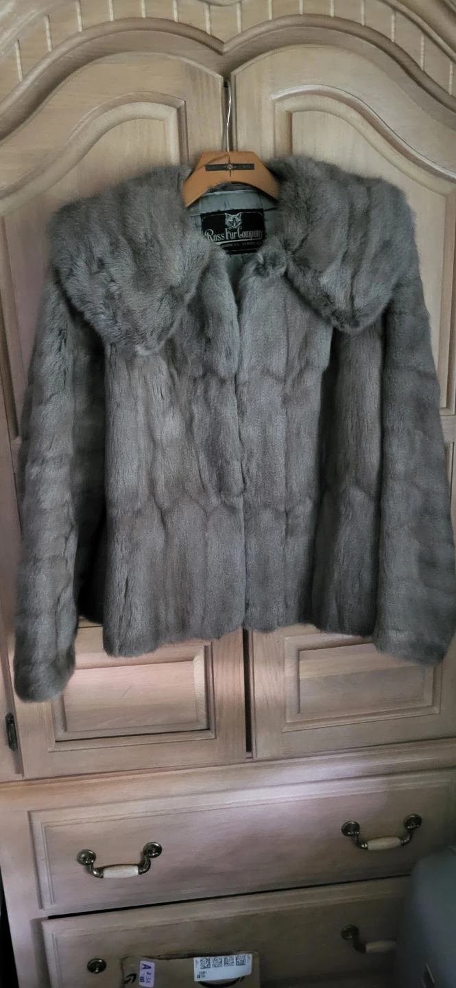 Mink coat/shawl by Ross Fur Co.