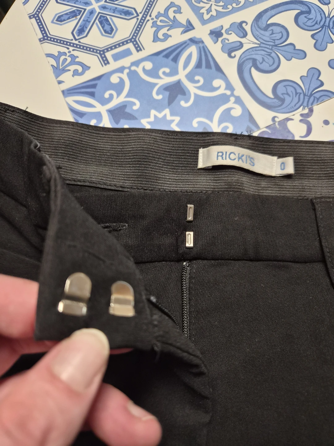 Ricki's Black Dress Pants Size 0 - photo 3