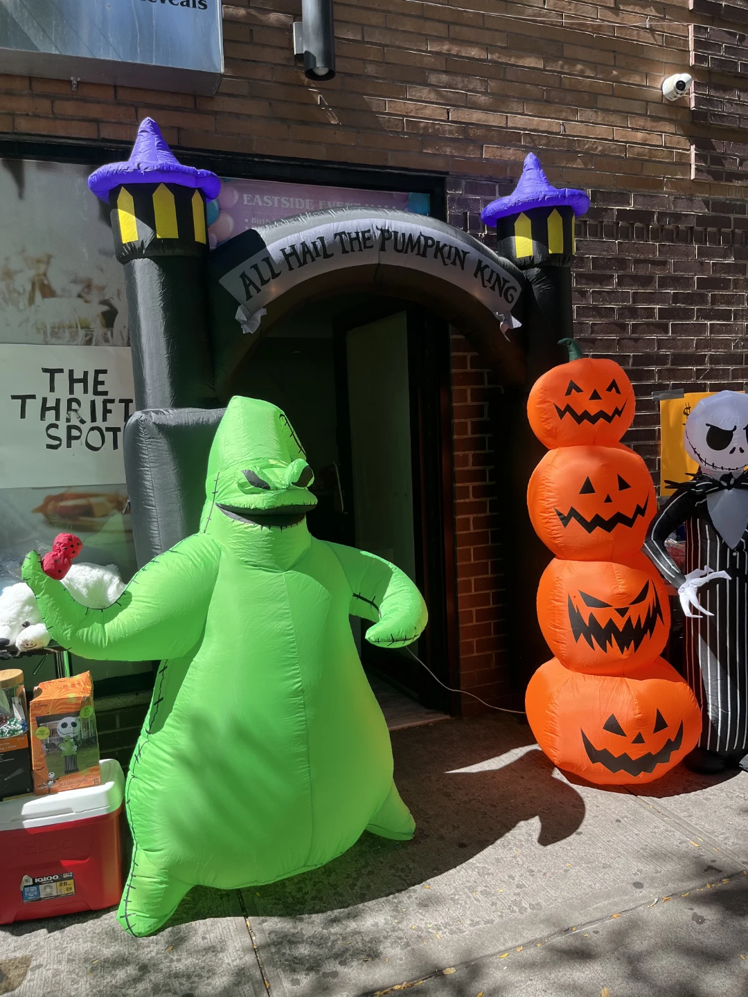 Disney Nightmare Before Christmas Oogie Boogie Inflatable