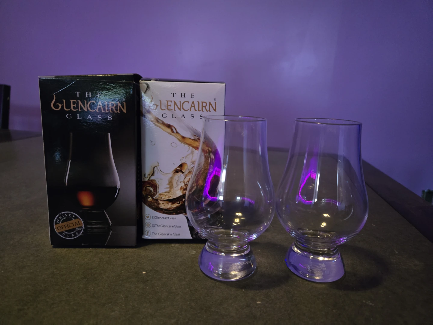 4 Glencairn Whisky Glasses