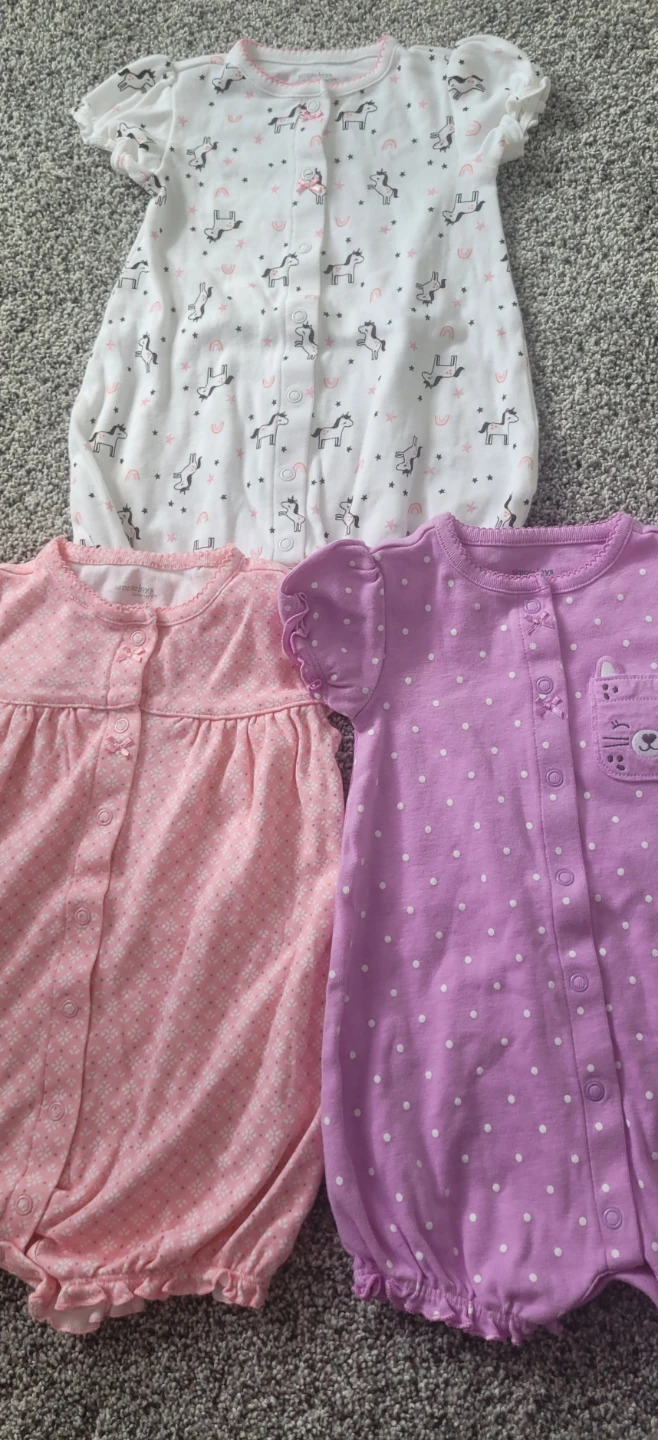 Simple Joys by Carter's Baby Rompers - Set of 3 (12M) - photo 3
