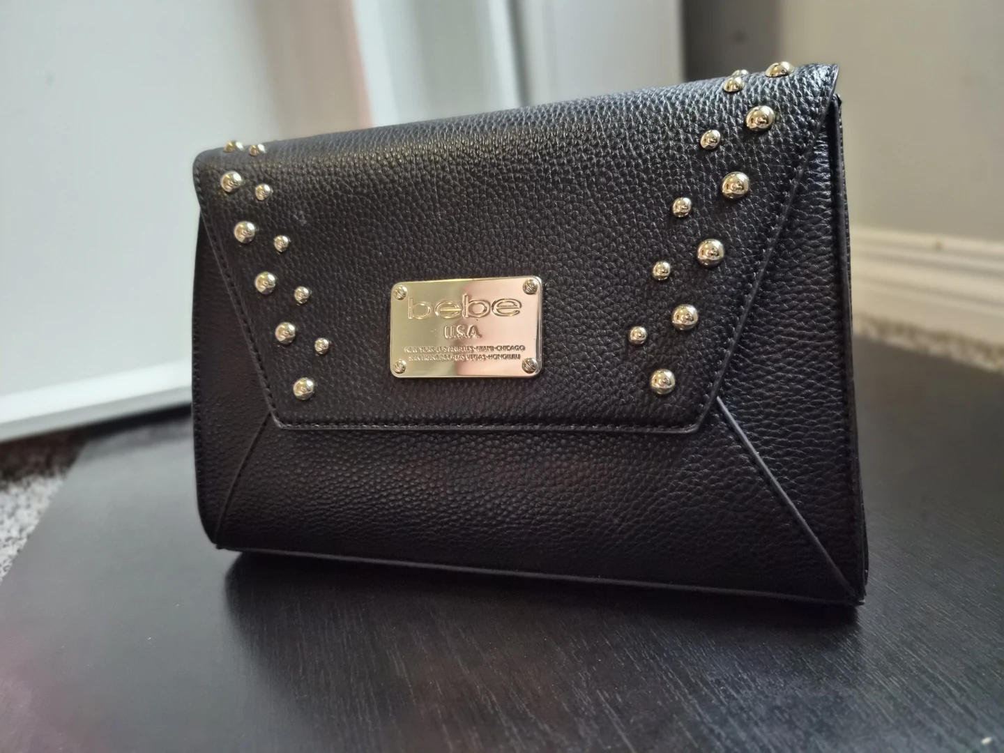bebe studded clutch/purse - photo 4