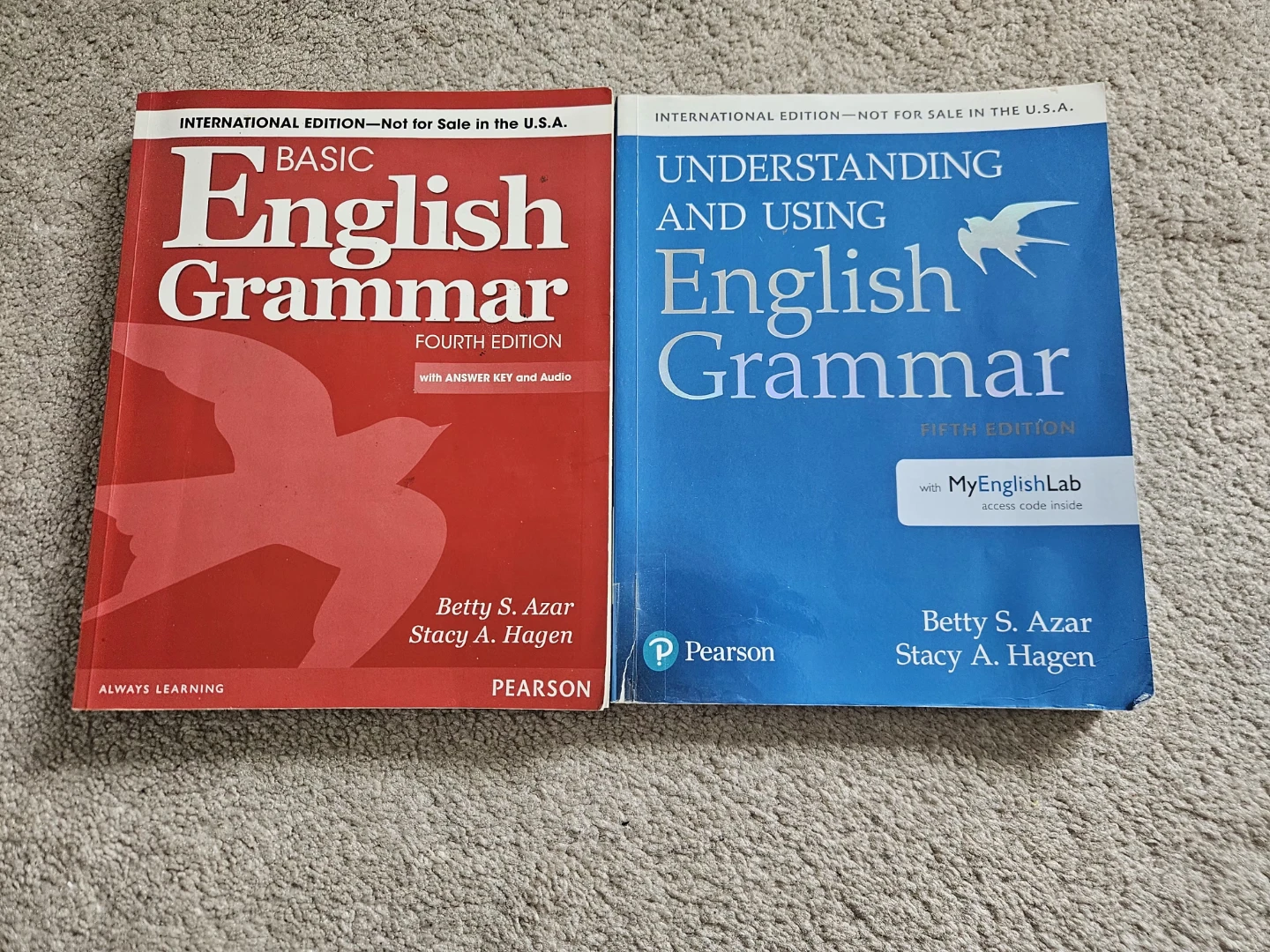 Two English Grammar Textbooks