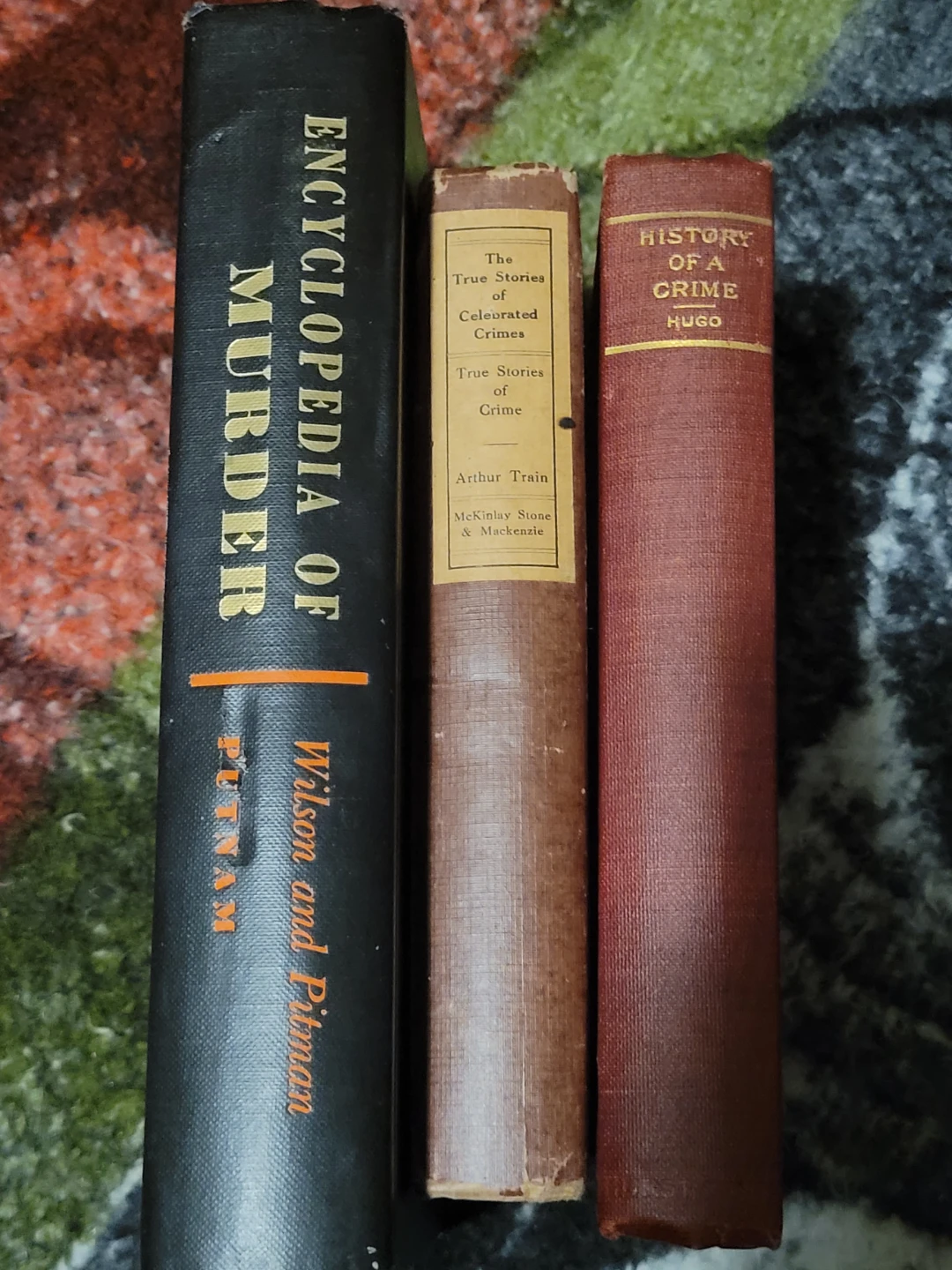 Three Vintage/Antique True Crime Books - 1877, 1908, & 1962