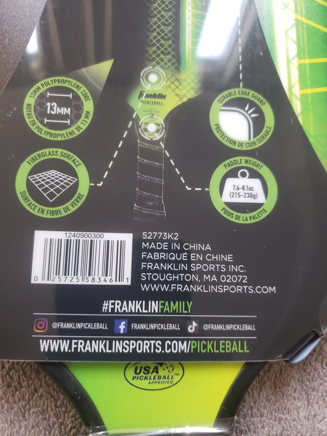 Franklin Vibe Pickleball Paddle - photo 5