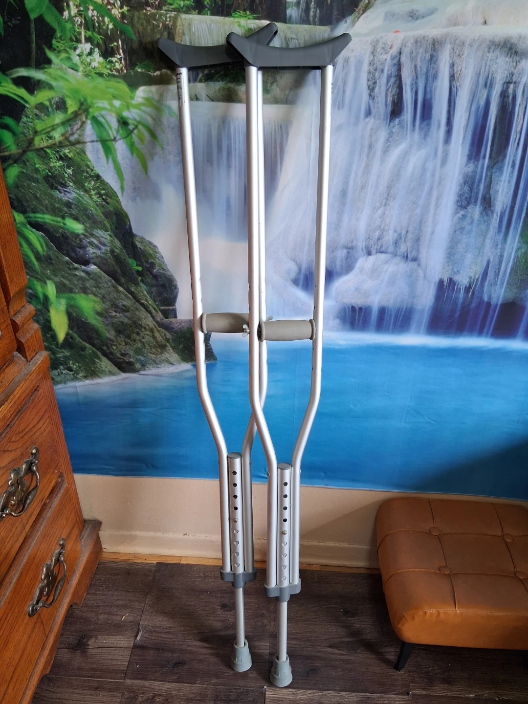 Medline guardian adult aluminum crutches