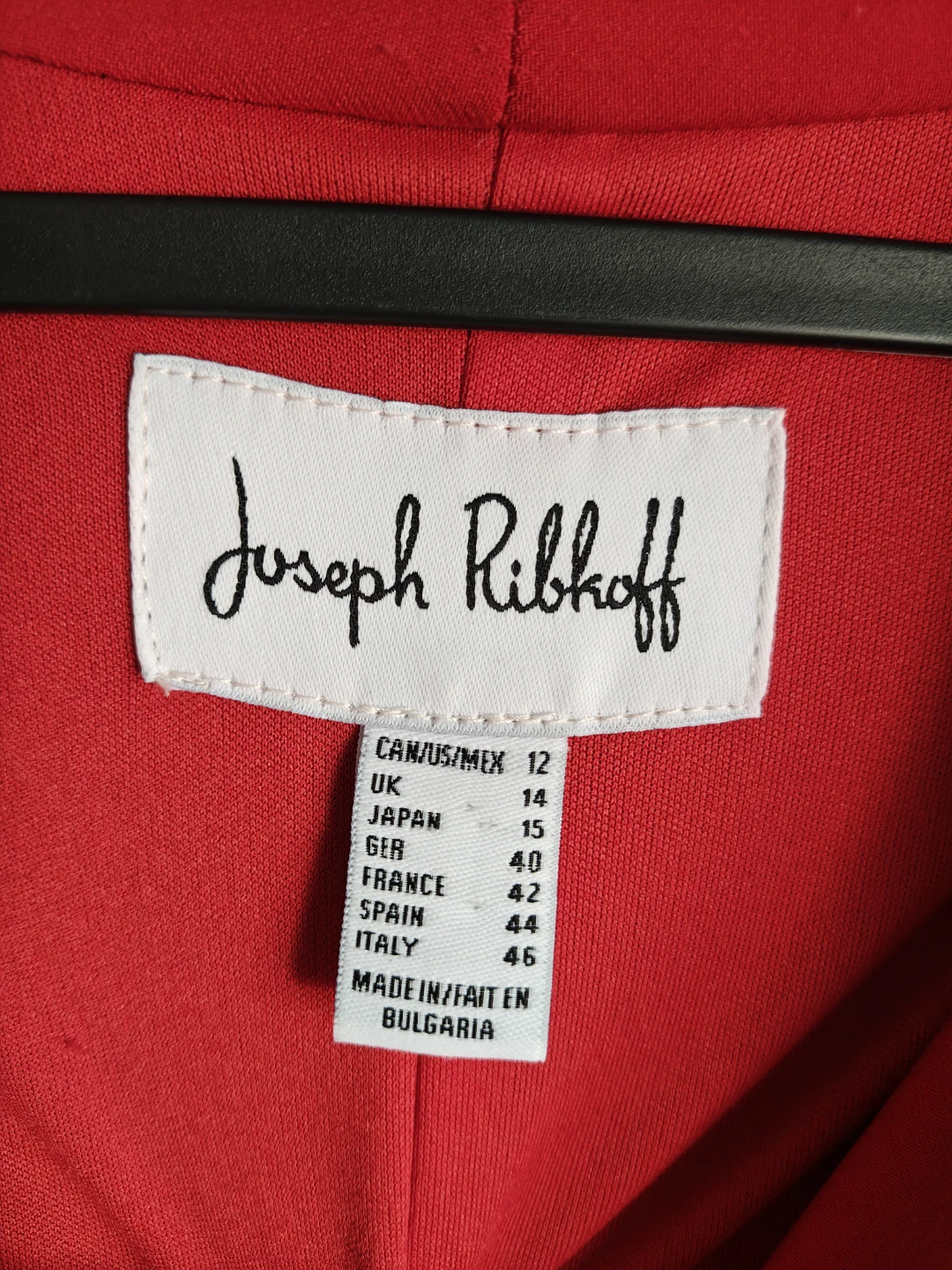Joseph Ribkoff Red Zip Front Dress - photo 4