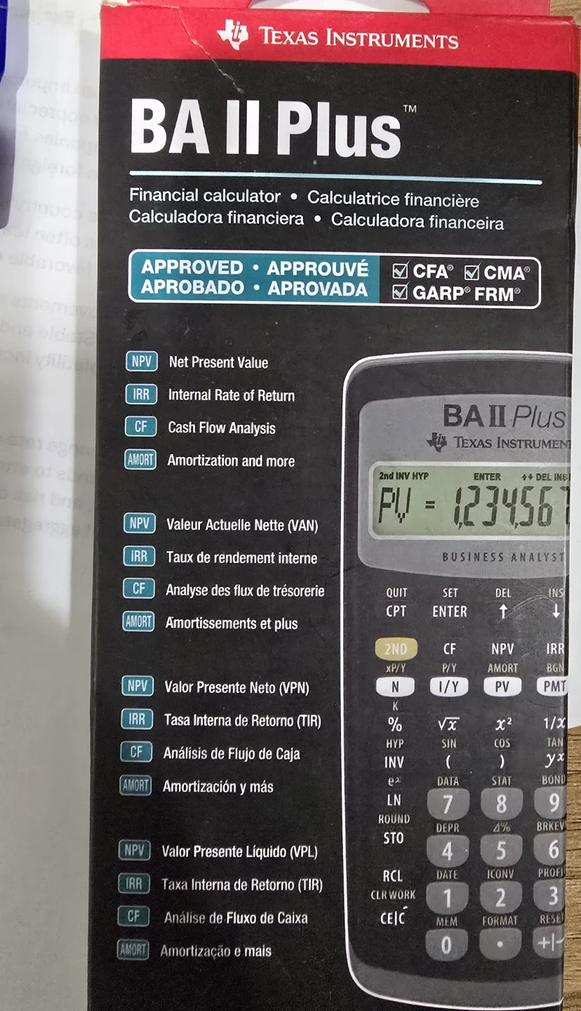 Texas Instruments BA II Plus Financial Calculator - photo 3