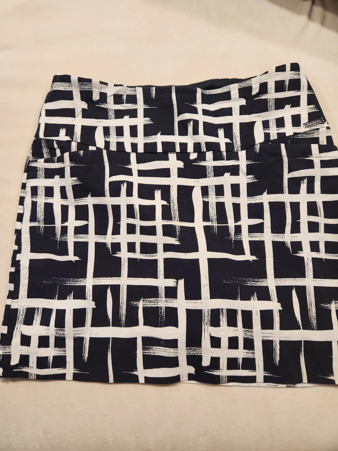 S.C.&CO. Plaid Print Skort