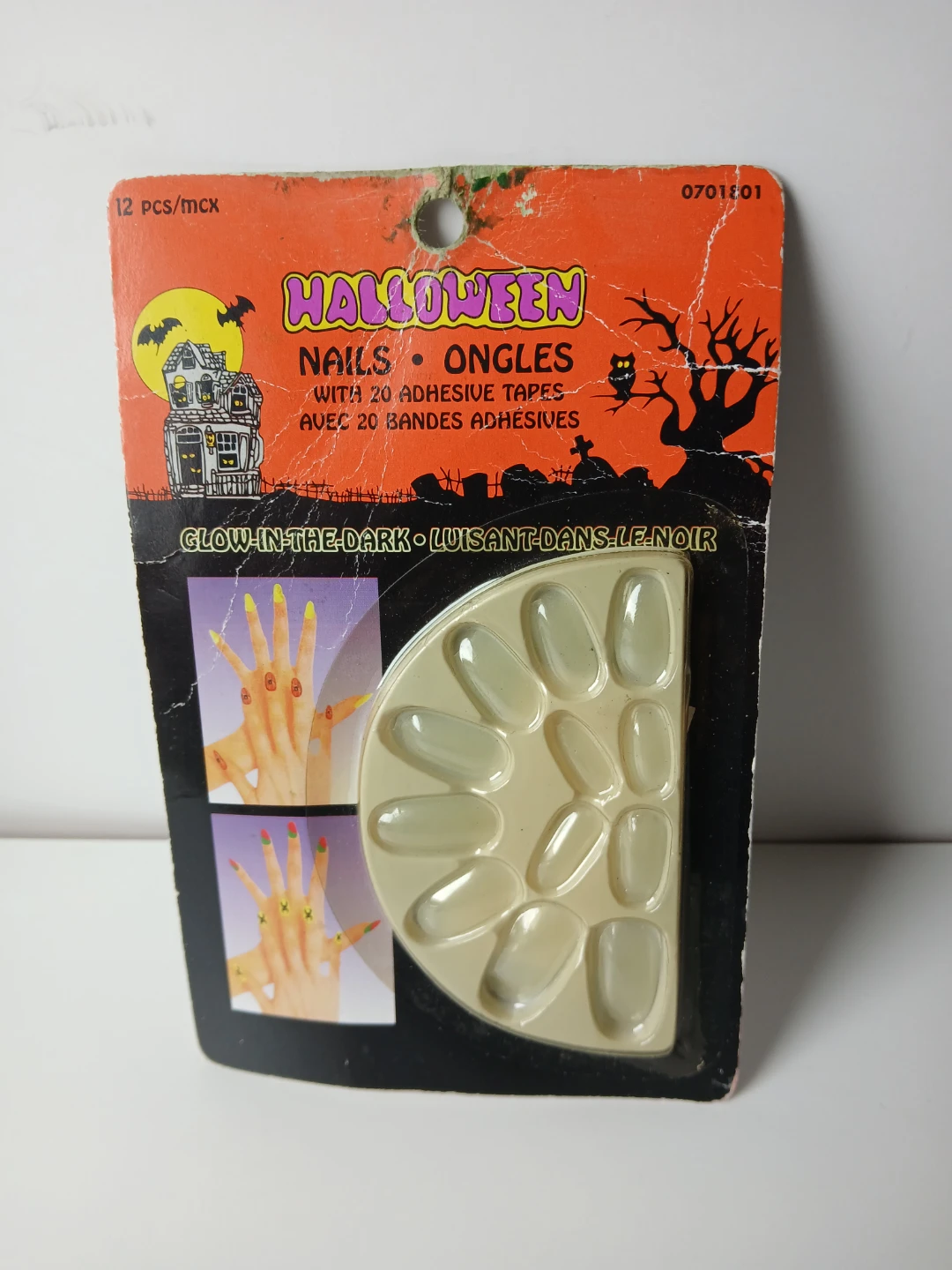 Glow-in-the-Dark Halloween Nails. Firm price.