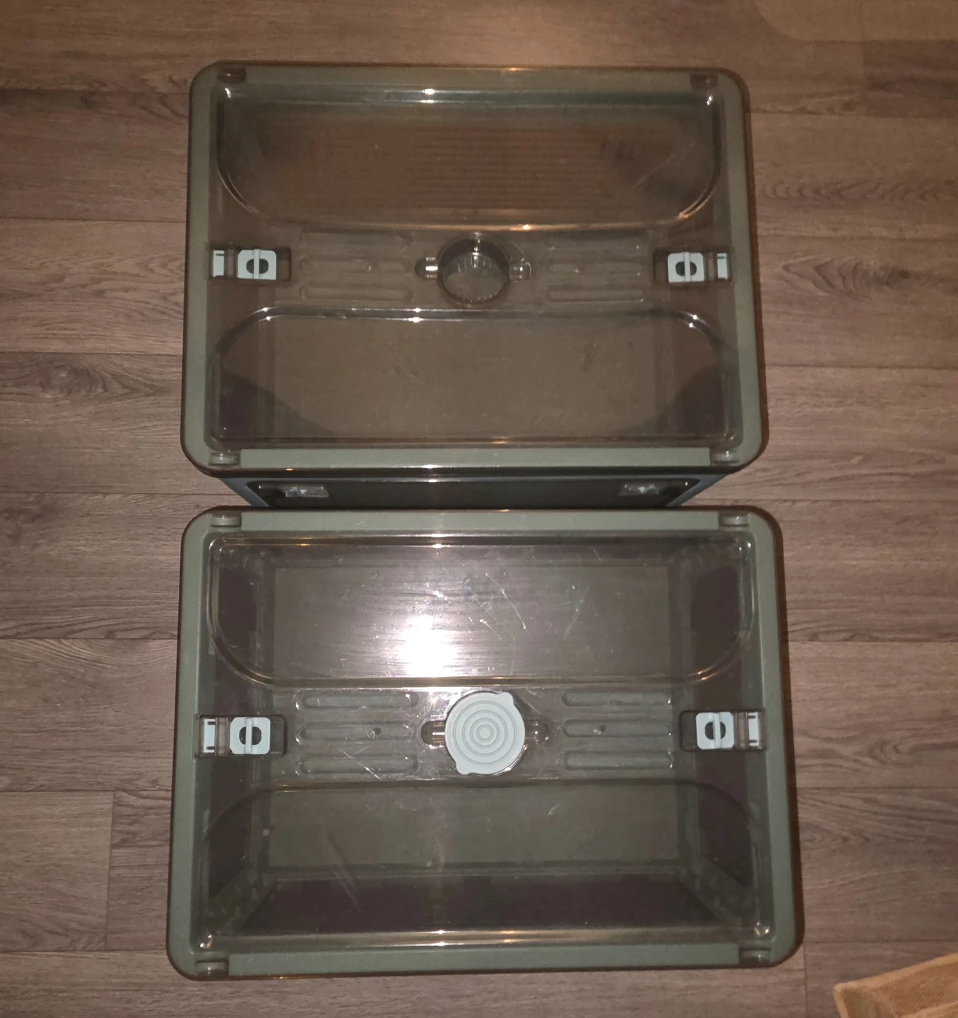 2 Collapsible Plastic Storage Boxes - photo 3