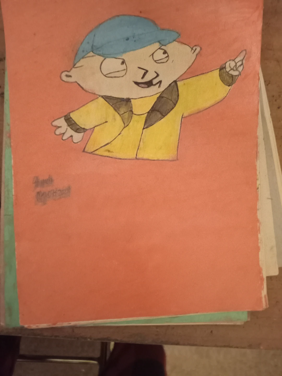 STEWIE GRIFFIN DRAWING BY CUSTOM ARTIST SHERWIN - photo 4