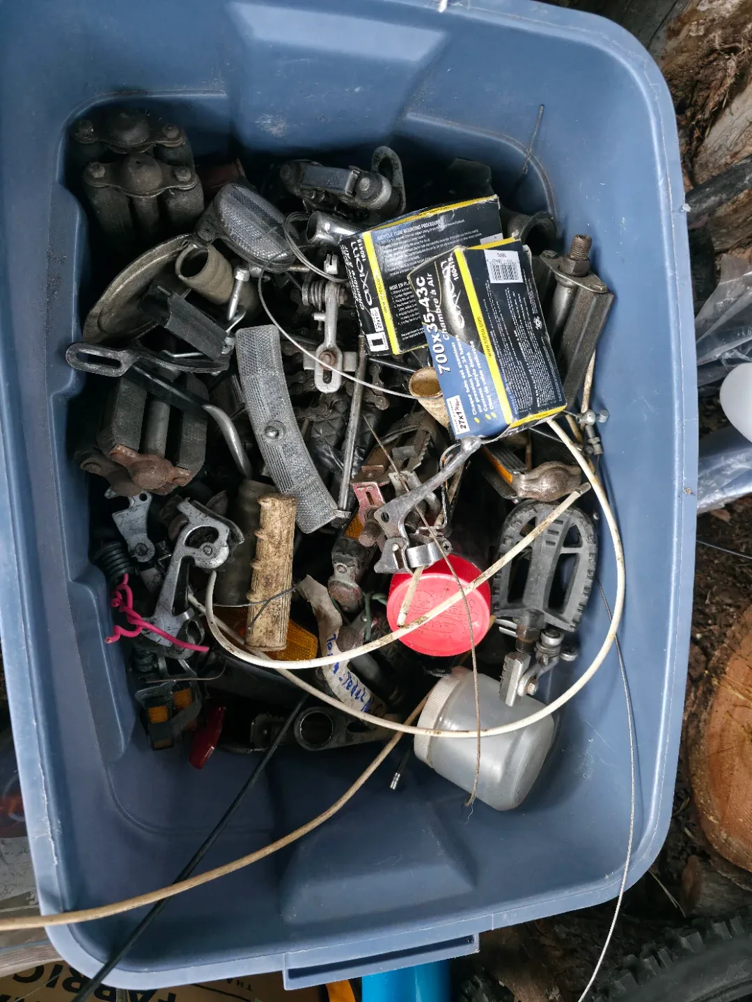 Assorted Bicycle Parts and Accessories