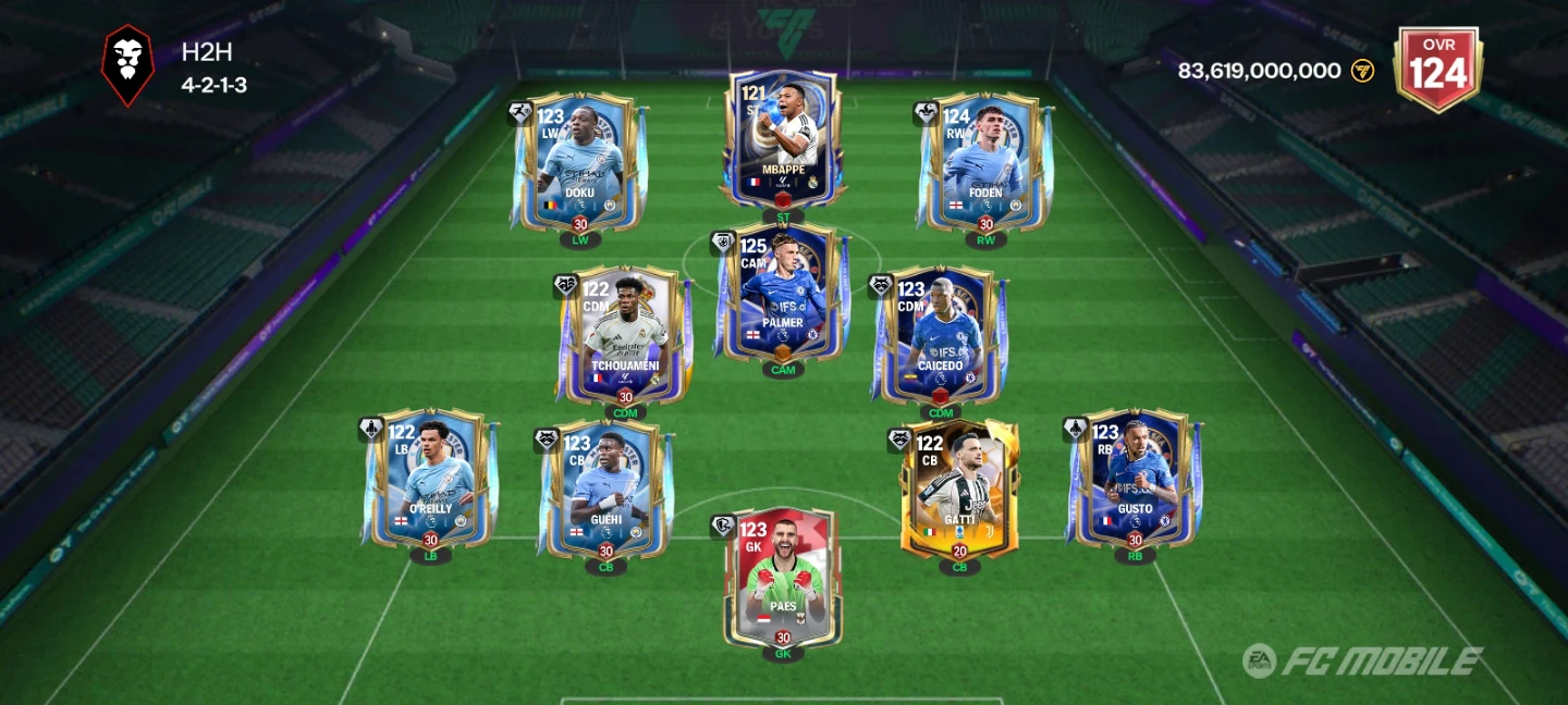 FC Mobile Team OVR 124 - photo 2