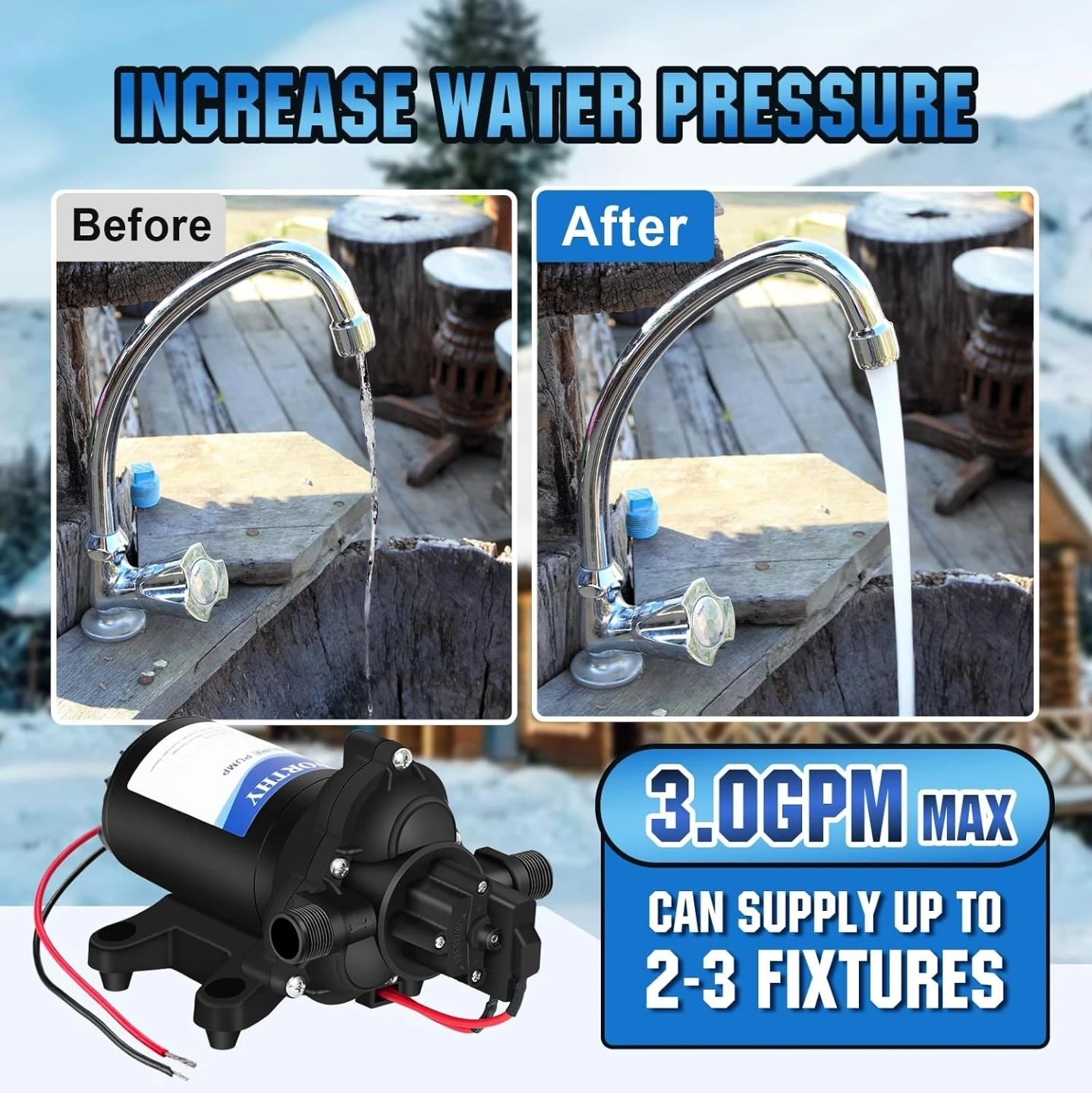 ECO-WORTHY 12V Water Pressure Pump - photo 4