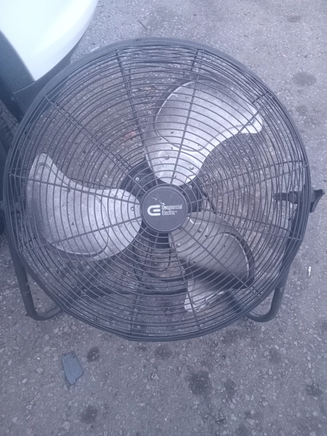20-inch 3-Speed High Velocity r Black Metal Pro Floor Fan
