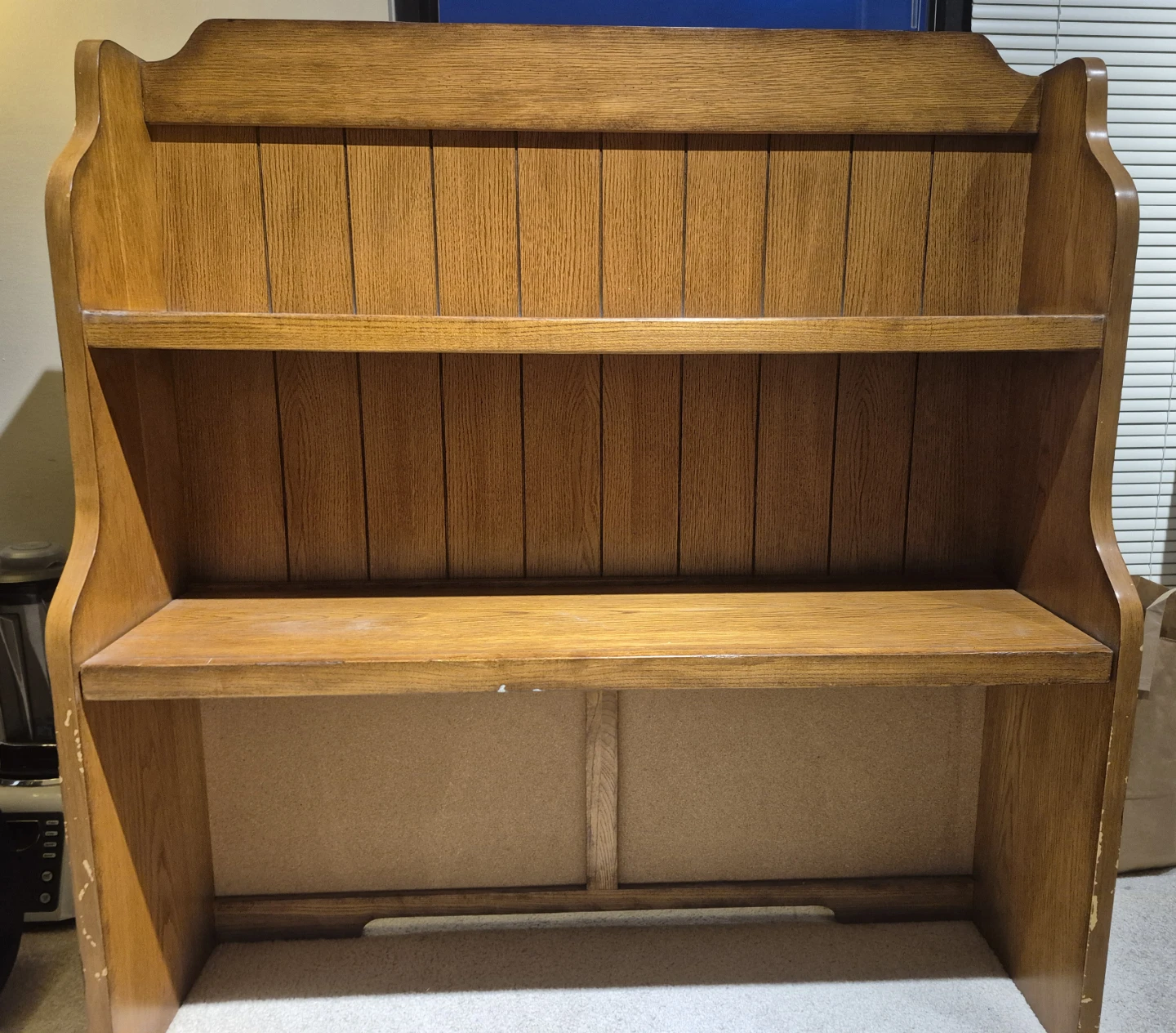 Wooden Display Shelf Unit