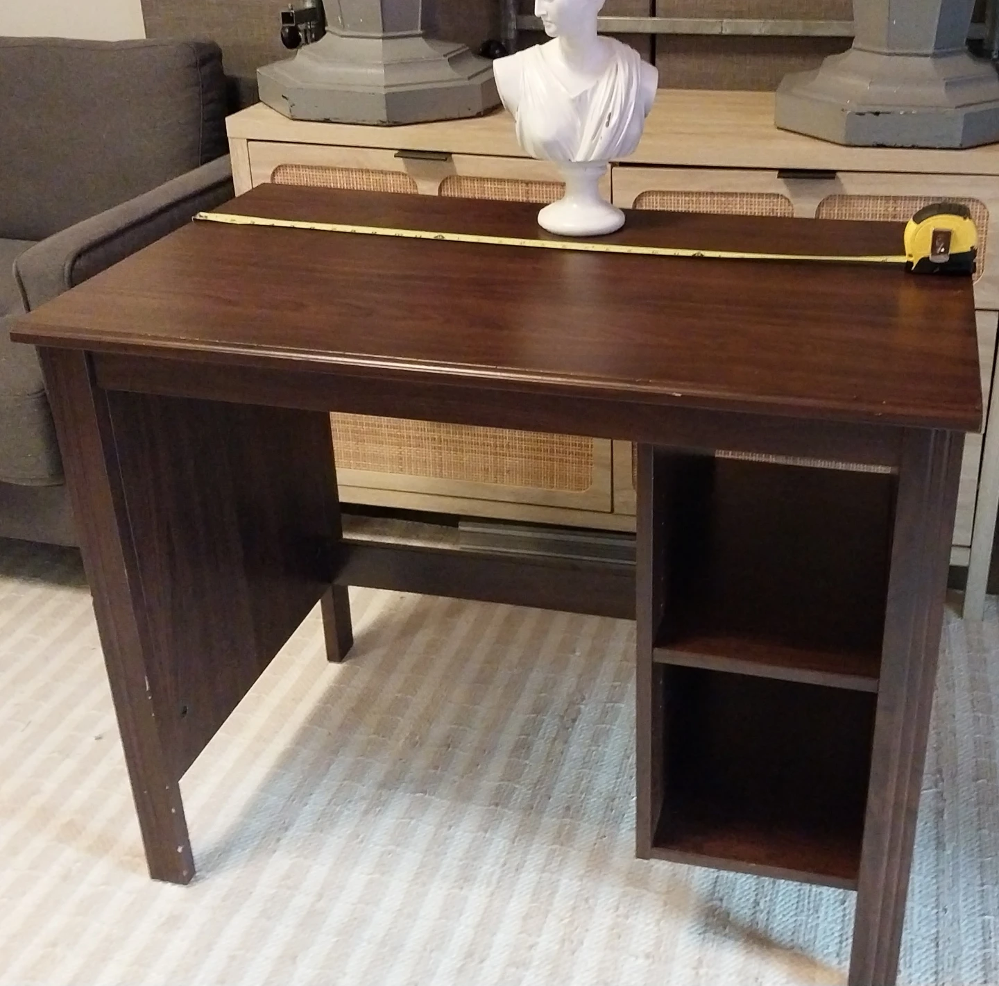 IKEA BRUSALI Desk – Dark Brown