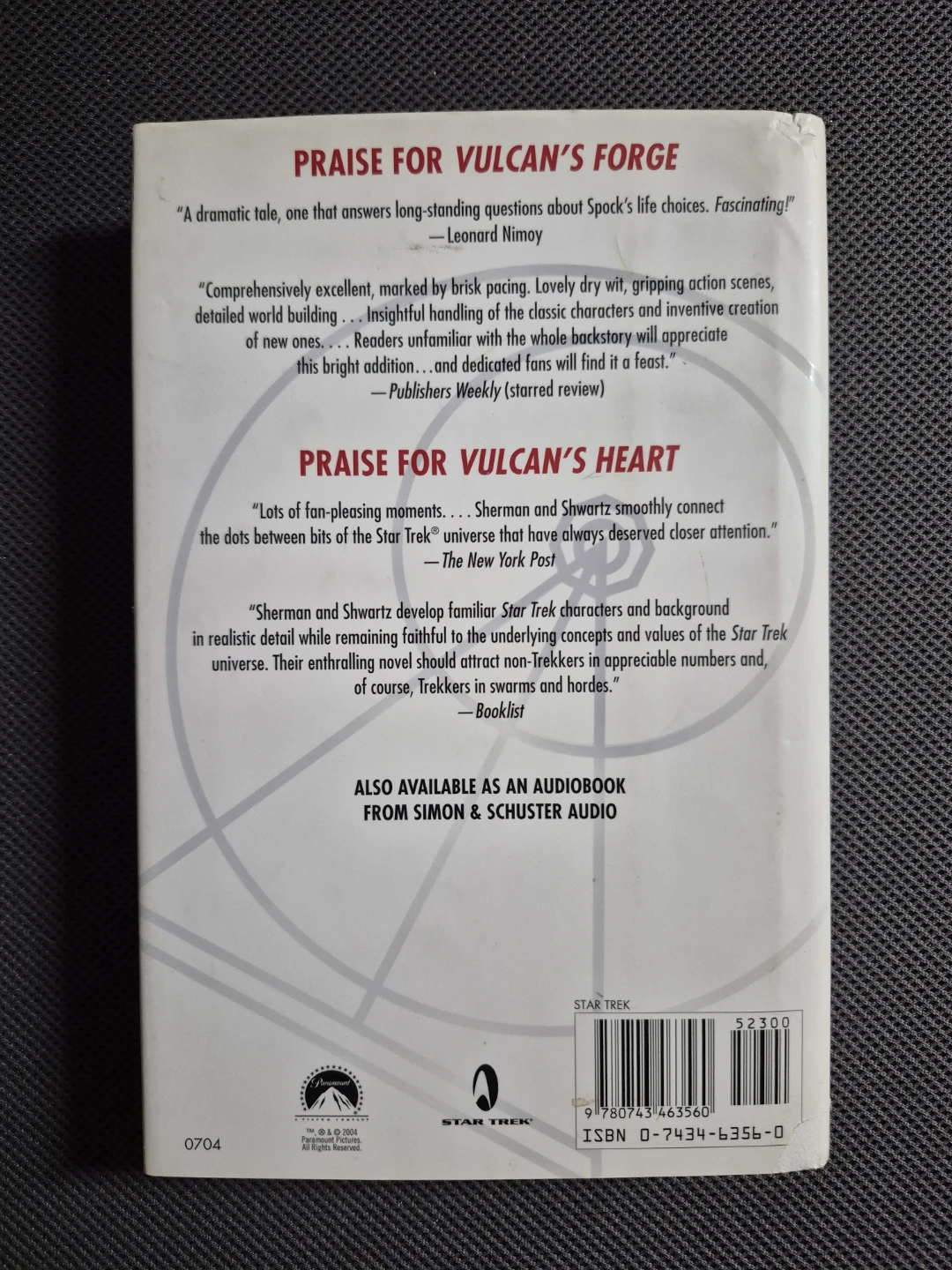 Josepha Sherman - Vulcan's Soul: Exodus (1st Edition - HC) - photo 2