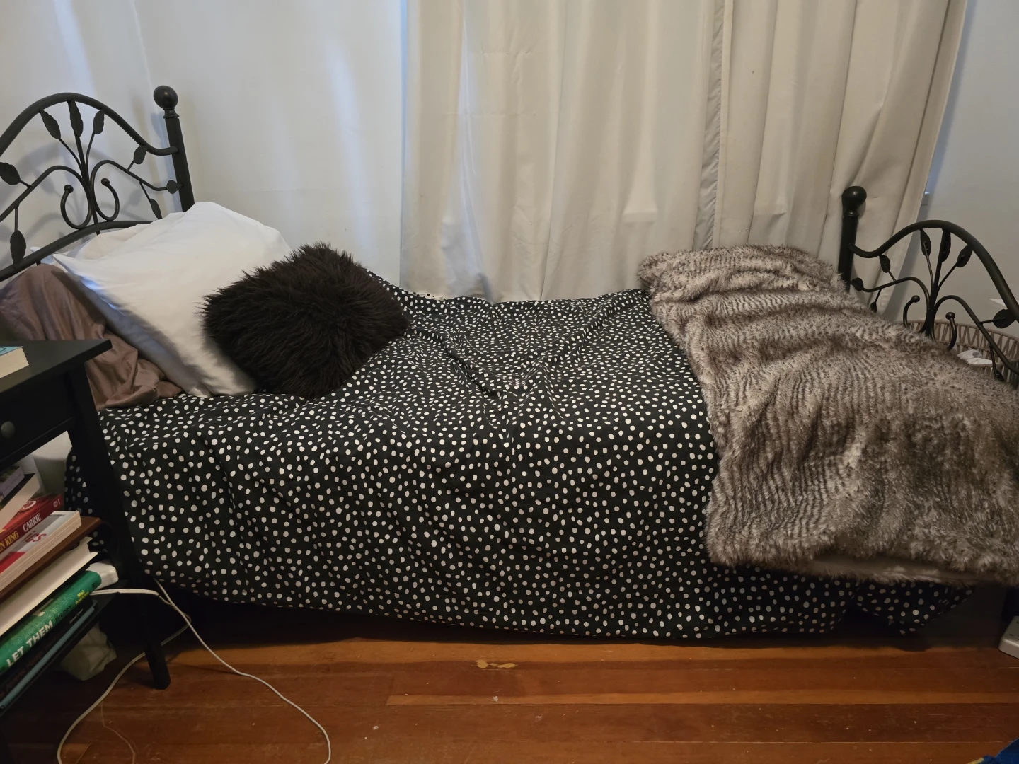 Black Metal Bed Frame