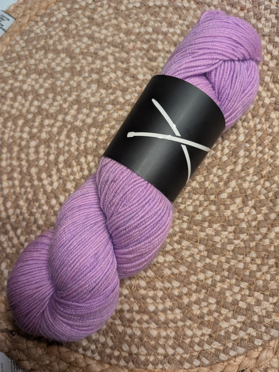 Lilac Knitting Yarn Skein Merino