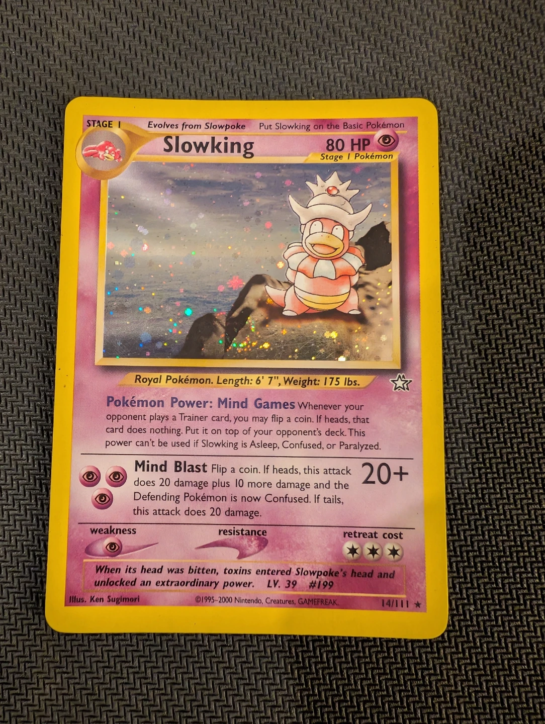 Slowking Neo Genesis 14/111 Holo Rare - Pokemon