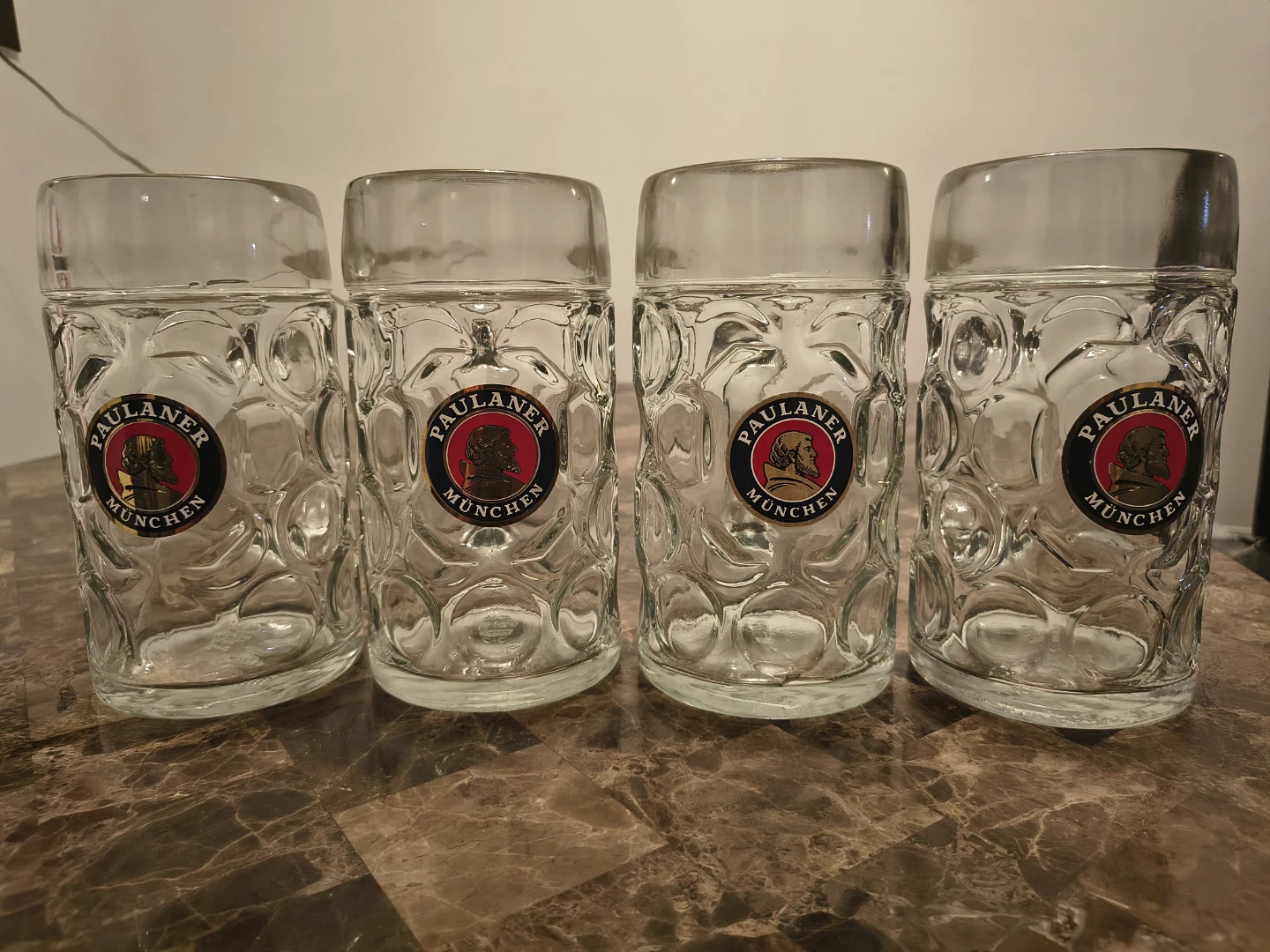 Set of 4 Paulaner München Beer Mugs - photo 2