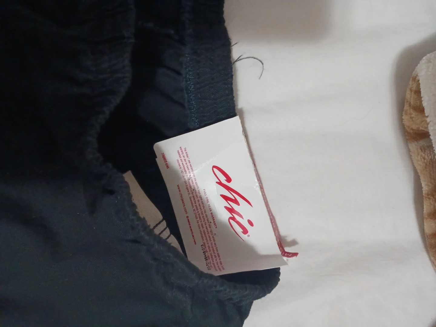 Cotton black twill pants - photo 2