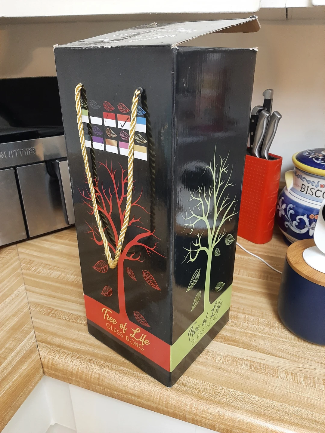 Tree of Life Glass Bong - photo 2