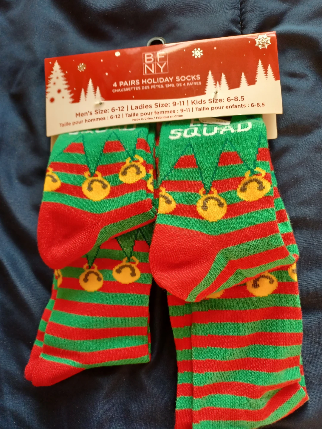 BFNY Holiday Socks - 4 Pairs