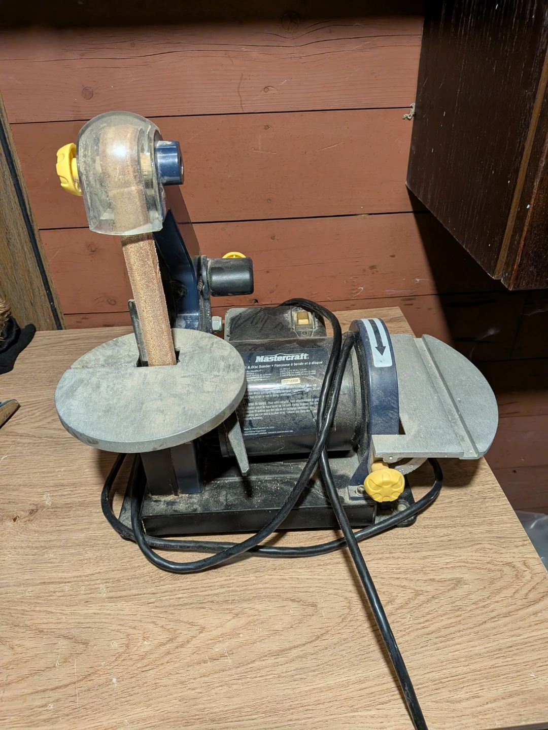 Mastercraft Belt and Disc Sander