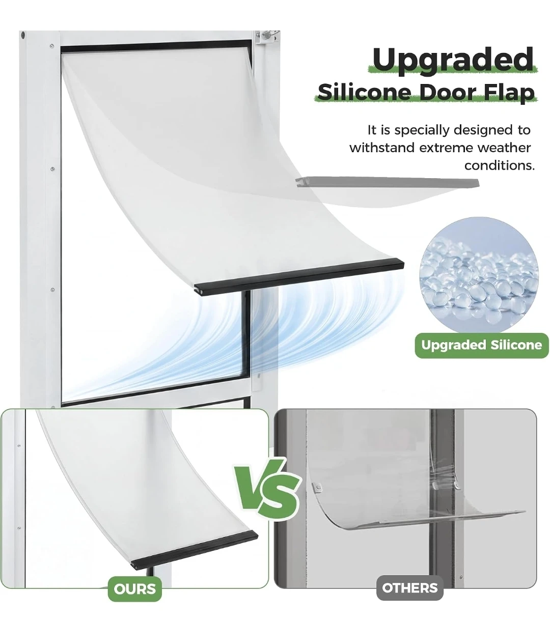 Slevoo Large Sliding Glass Door Pet Entry - photo 4