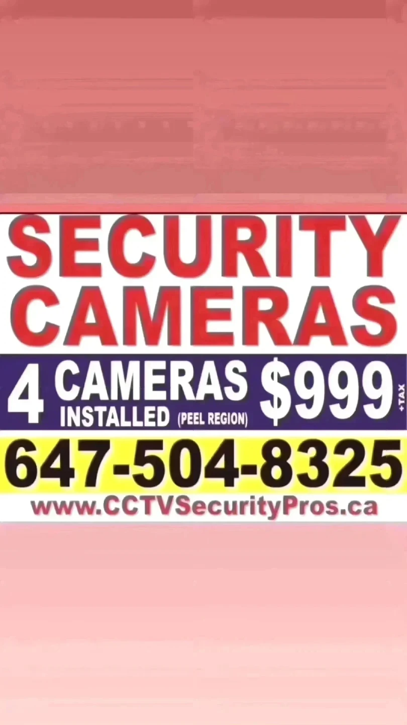 SALE.. Selling Security camera and system with installation