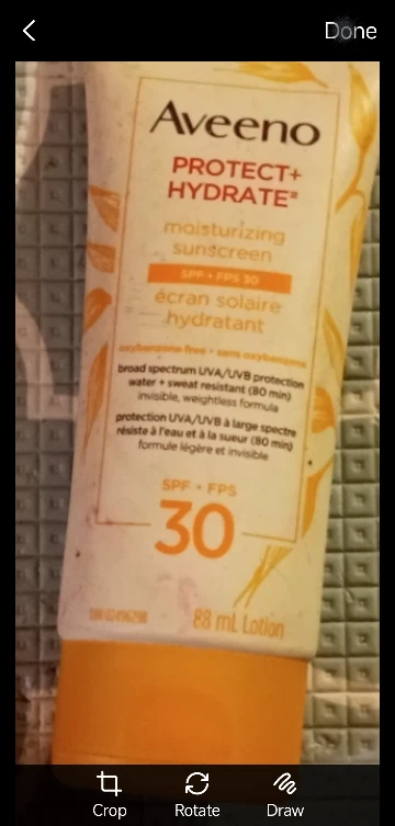 Aveeno Protect + Hydrate Sunscreen SPF 30