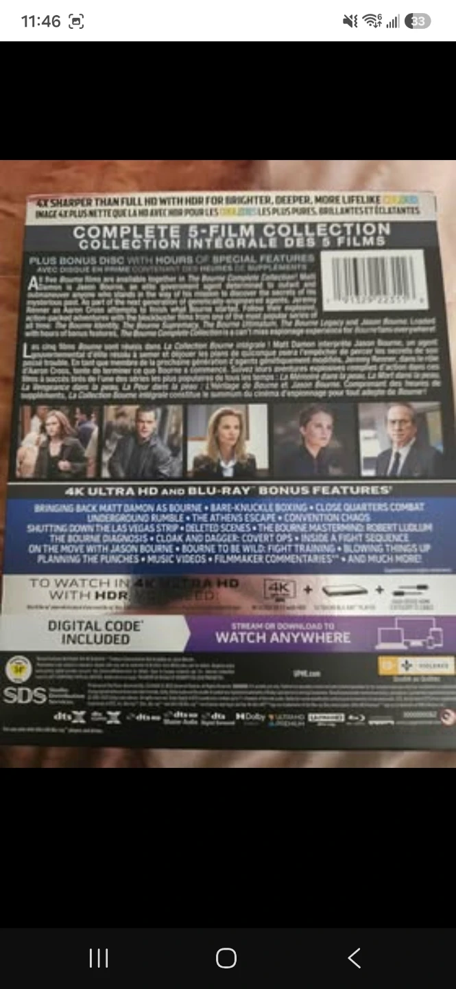 The Bourne Complete Collection 4K Ultra HD Blu-ray - photo 2
