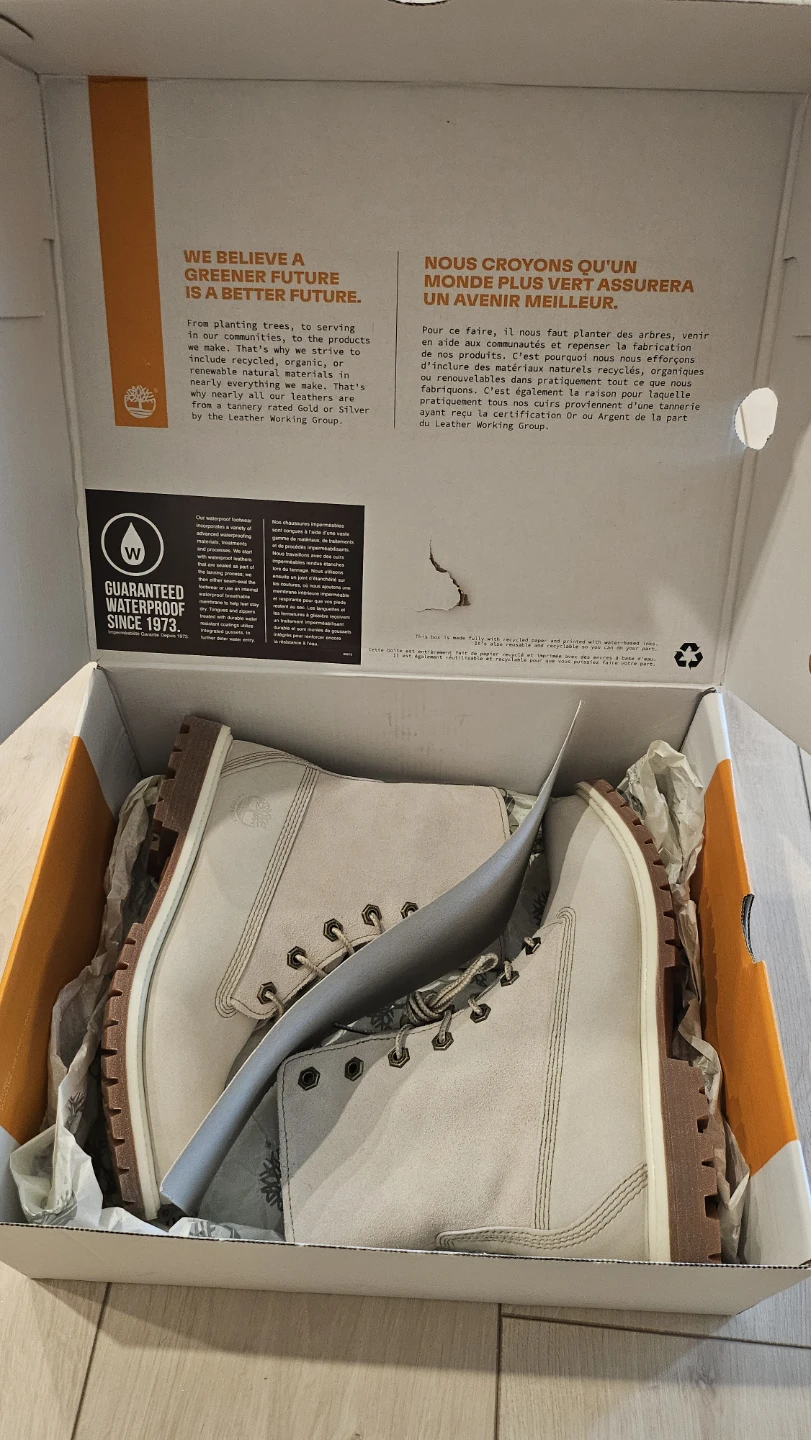 Timberland Teddy Fleece Fold Down Boots, Size 7 - photo 2