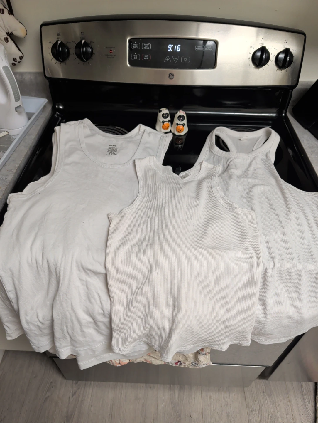 Assorted White Tank Tops