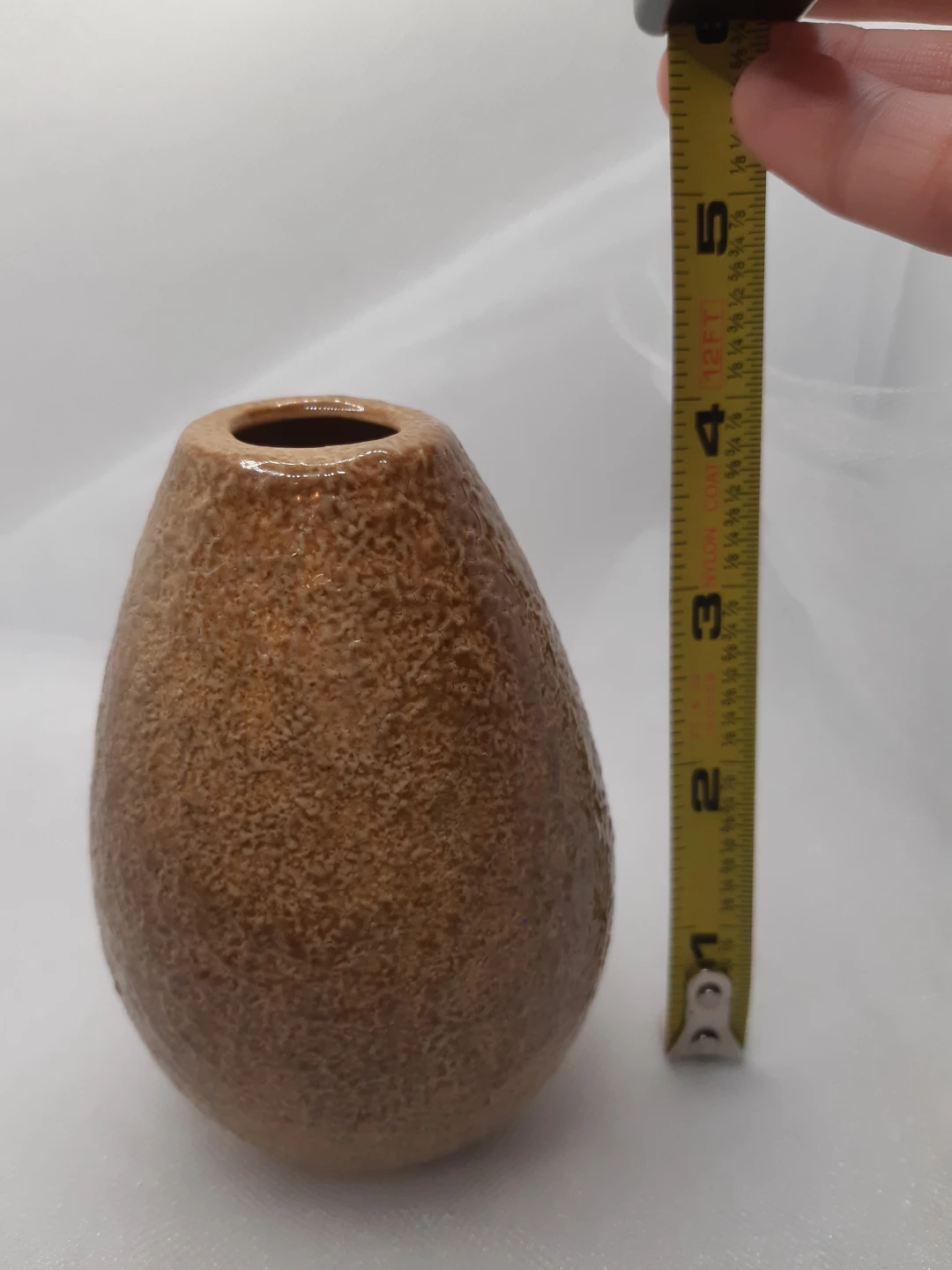 Torre & Tagus Sand Tone Teardrop Ceramic Vase - photo 5