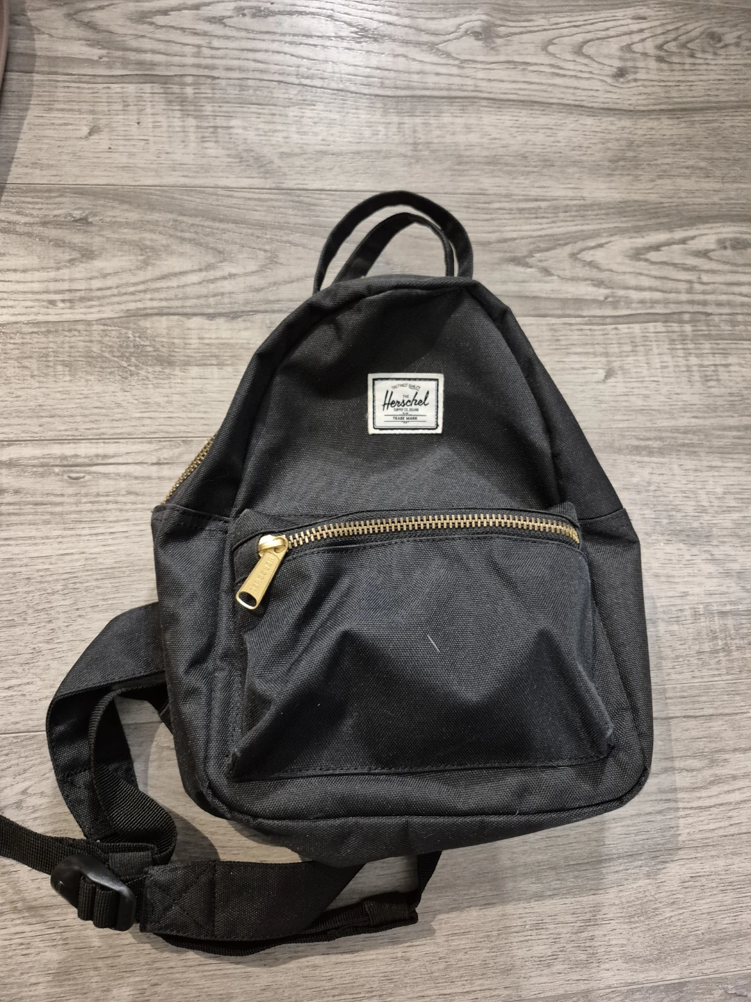 Herschel Black Mini Backpack